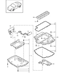 Cárter de aceite 987.2 Boxster / Boxster S 2009-12