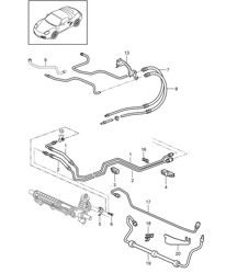 Servolenkung / Leitungen 987.2 Boxster / Boxster S 2009-12 Servolenkung / Leitungen 987.2 Boxster / Boxster S 2009-12