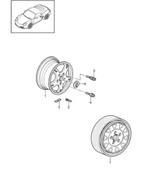 Wheels 987.2 Boxster / Boxster S 2009-12