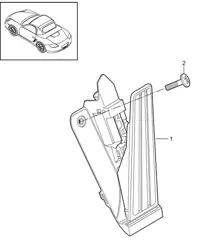 Pedalen gasbediening 987.2 Boxster / Boxster S 2009-12