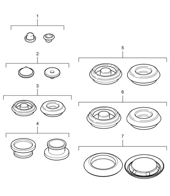 Diagram 801-002 Porsche Boxster 986/987/981 (1997-2016) Body