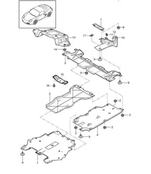 Linings / Underbody 987.2 Boxster / Boxster S 2009-12