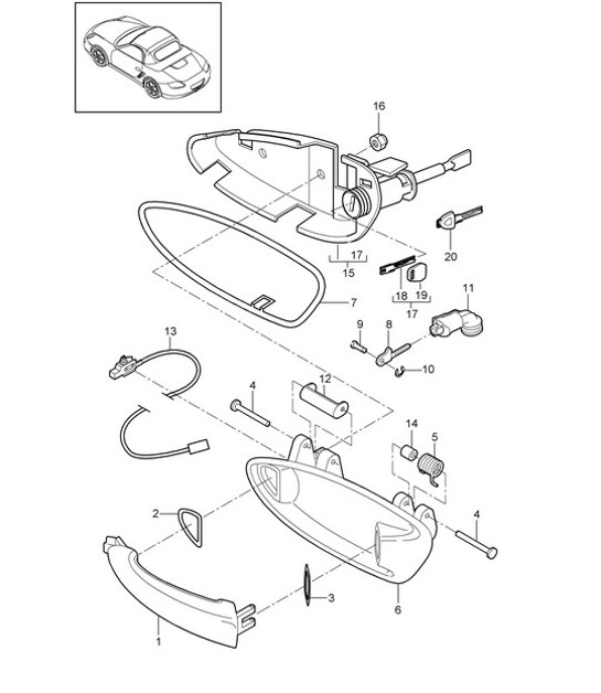 Diagram 804-020 Porsche Cayenne 3.0L Diesel 2007>> Carrozzeria