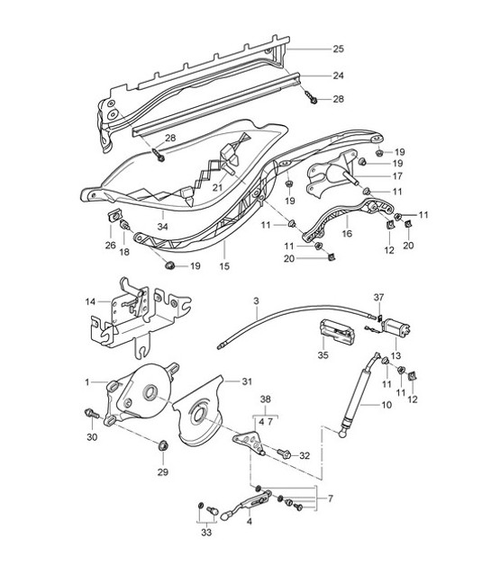 Diagram 811-012 Porsche Taycan (9J1) MK2 2024>> 