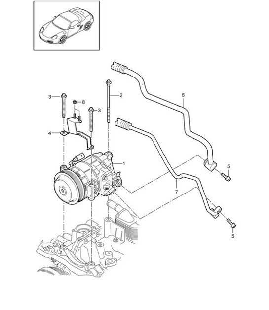 Diagram 813-015 Porsche Cayenne Turbo / Turbo S 4.8L 2007>> Body