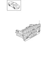 Bedieningsschakelaar 987.2 Boxster / Boxster S 2009-12