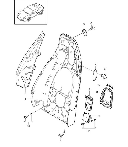 Diagram 817-004 Porsche Panamera 4 2.9L V6 