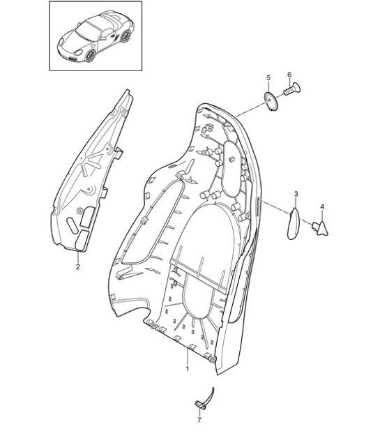 Diagram 817-019 Porsche Panamera 4 2.9L V6 