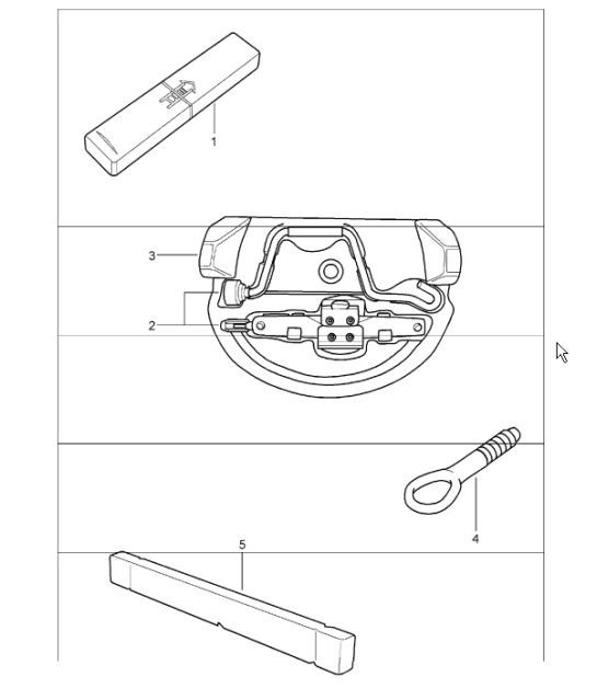 Diagram 001-00 Porsche Macan Turbo 2.9L V6 440马力 