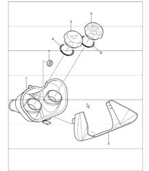 water cooling - 4 - Serviceschale for 987 Boxster / Boxster S 2007-08 water cooling - 4 - Serviceschale for 987 Boxster / Boxster S 2007-08