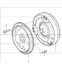 tiptronic (I249) torque converter 987 Boxster / Boxster S 2005-08 tiptronic (I249) torque converter 987 Boxster / Boxster S 2005-08