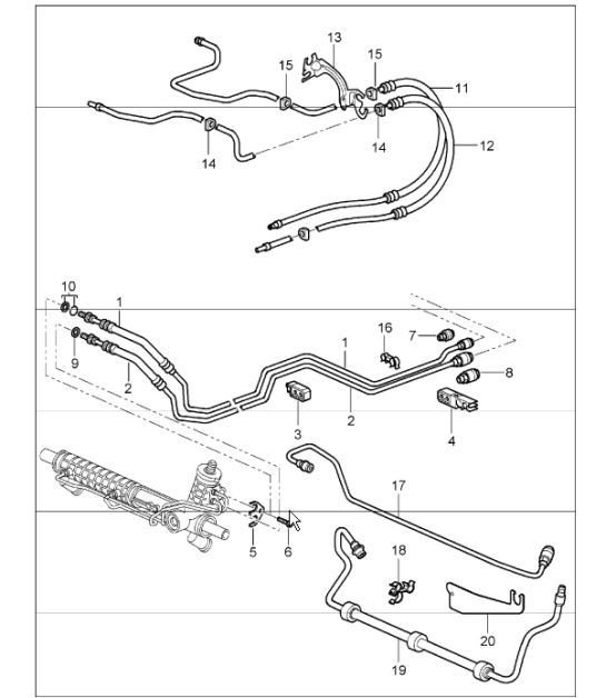 Diagram 403-01 Porsche Taycan 2020>> 
