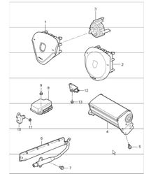 airbag 987 Boxster / Boxster S 2005-08