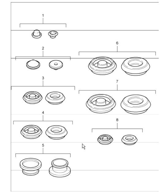 Diagram 801-02 Porsche Boxster 986/987/981 (1997-2016) Body
