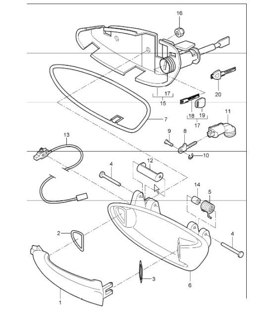 Diagram 804-20 Porsche Cayenne E-Hybrid Coupe V6 3.0L 470Hp 