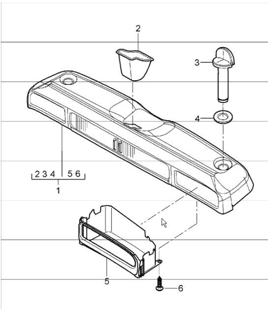 Diagram 807-07 Porsche 996 (911) (1997-2005) Body