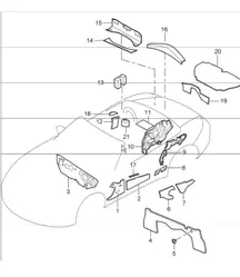 insonorisation carrosserie - 1 - pour 987 Boxster / Boxster S 2005-08