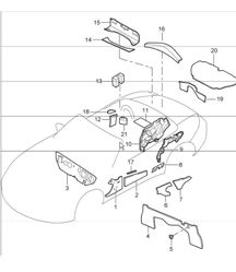 body sound proofing - 1 - for 987 Boxster / Boxster S 2005-08