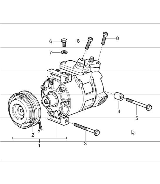 Diagram 813-15 Porsche Cayenne E-Hybrid V6 3.0L V6 340 CV 