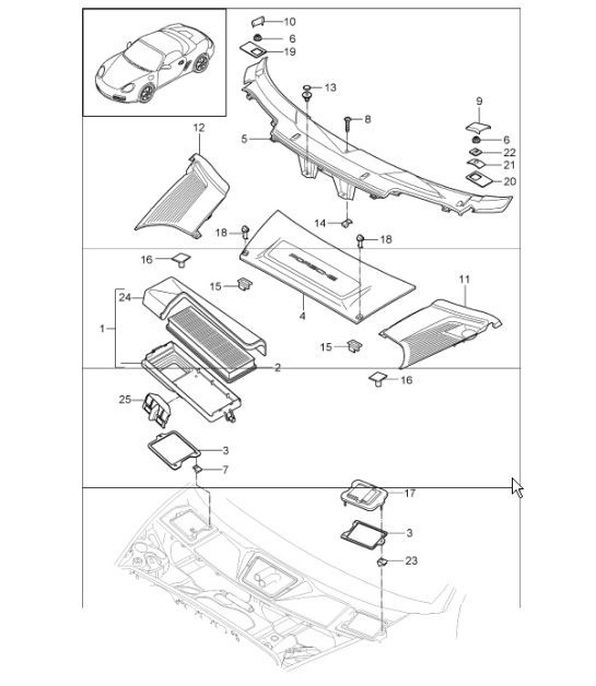 Diagram 813-20 Porsche Macan (95B) MK3 2022>> 