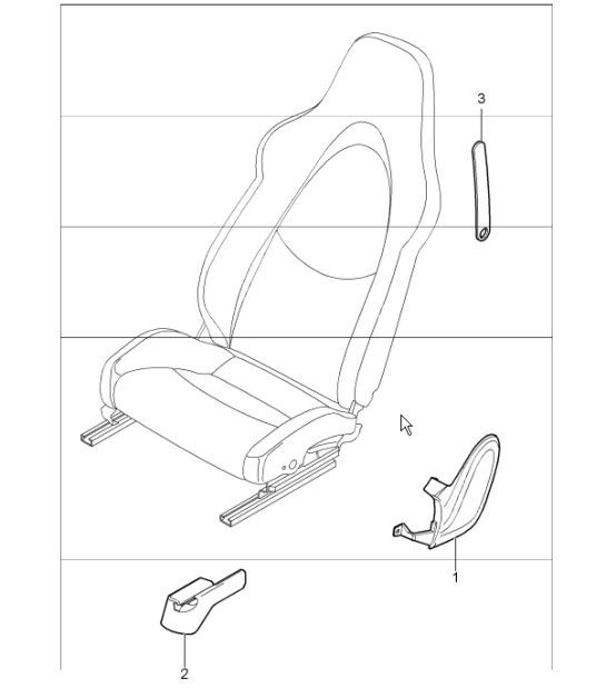 Diagram 817-15 Porsche Cayman GTS 718 2.5L Manual (365 Bhp) Carrozzeria