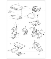 control units 987 Boxster / Boxster S 2005-08