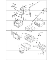 radio booster navigation system 987 Boxster / Boxster S 2005-08