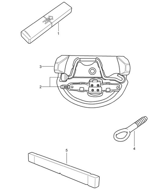 Diagram 001-000 Porsche Cayenne 3.0L Diesel 2007>> Accessori e altri 