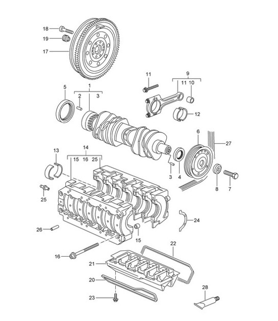 Diagram 102-000 Porsche Macan (95B) MK2 2019-2021 