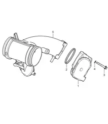 Throttle valve adapter - 9720, 9721, 9722 - 987C.1 Cayman 2.7L / 3.4L 2006-08