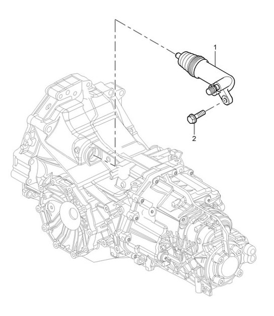 Diagram 301-005 Porsche Cayman S 3.4L 987C MKII 2009-12 Trasmissione