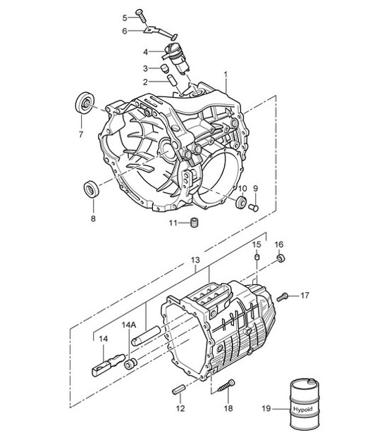 Diagram 302-000 Porsche Cayenne Coupé Turbo S E-Hybrid V8 4.0L 550 PS 