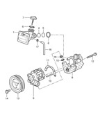 Front Axle, Steering  Cayman 987C/981C (2005-2016)