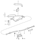 Hand Lever System, Pedal Cluster  Cayman 987C/981C (2005-2016)