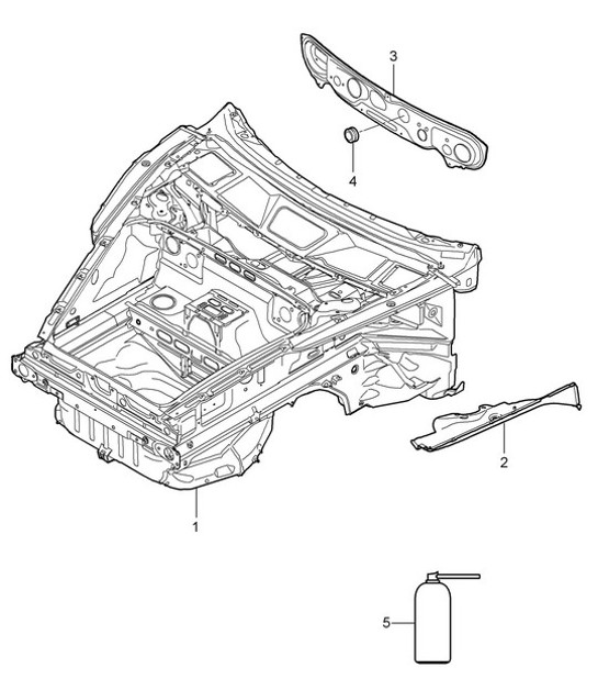 Front end 987C.1 Cayman 2006-08
