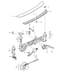 Spoiler posteriore 987C.1 Cayman 2006-08