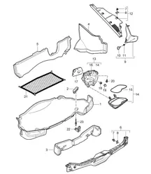 Maletero - TRASERO - 987C.1 Cayman 2006-08
