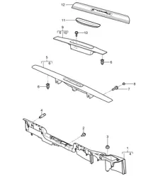 Trim  / Sill 987C.1 Cayman 2006-08