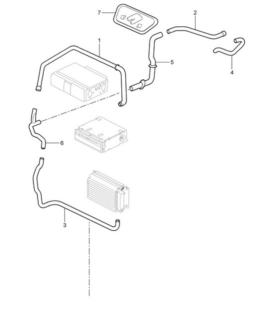 Luggage compartment Cooling 987C.1 2006-2008