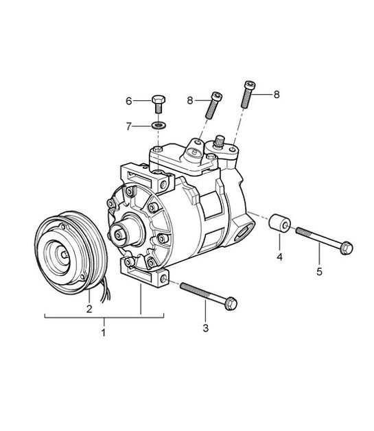 Compressor 987C.1 Cayman 2006-09