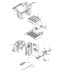 Central electrics / Dashboard 987C.1Cayman 2006-08