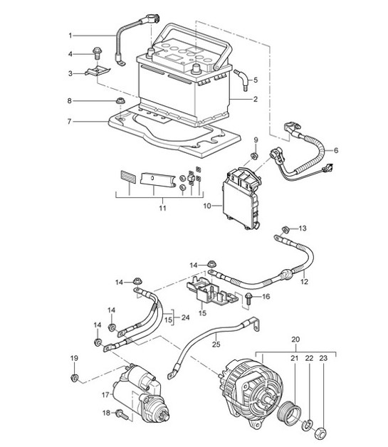 Diagram 902-005 Porsche Cayenne Turbo E-Hybrid Coupe with GT Package V8 4.0 739Hp 
