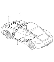 Telai elettrici - ANTERIORE - 987C.1 Cayman 2006-08