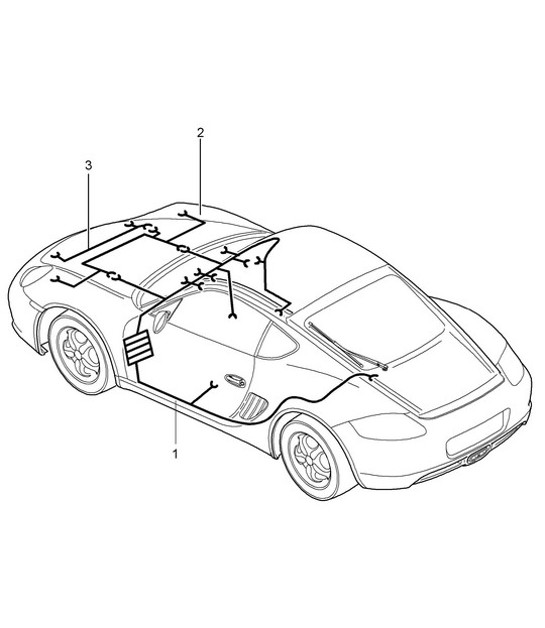 Diagram 902-010 Porsche Cayenne E-Hybrid V6 3.0L 470 PS 