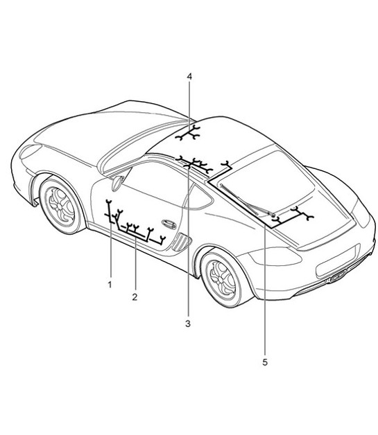 Diagram 902-015 Porsche Cayenne 3.2L V6 2003>> Electrical equipment