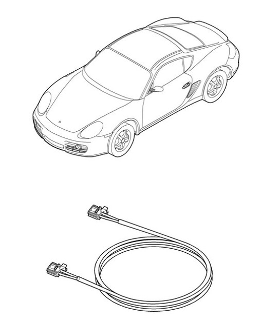 Diagram 902-050 Porsche Boxster 986/987/981 (1997-2016) Electrical equipment