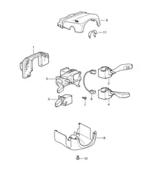 Interruttore piantone sterzo 987C.1 Cayman 2006-08