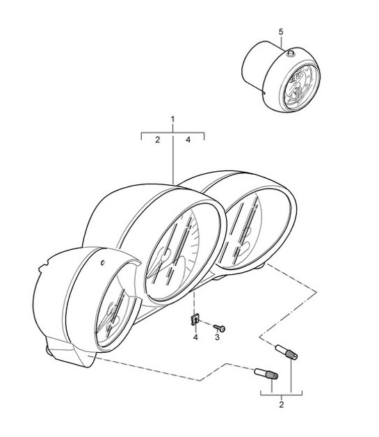 Diagram 906-001 Porsche 997 (911) MK2 2009-2012 Elektrische Ausrüstung