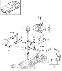 Air injection (Model:  A120) 987C.2 Cayman 2.9L 2009-12
