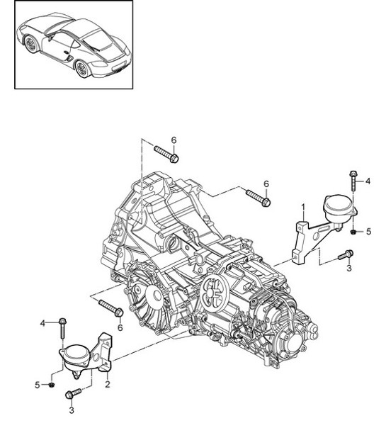 Diagram 306-000 Porsche Cayenne Coupe Turbo S E-Hybrid V8 4.0L 550Hp 